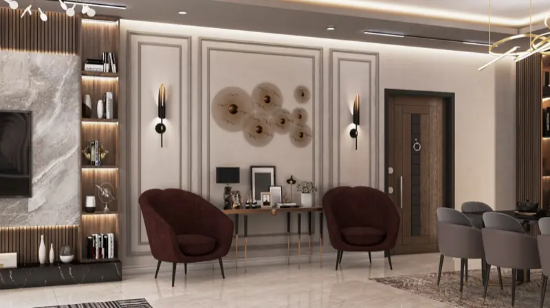 صالة الاستقبال والمدخل